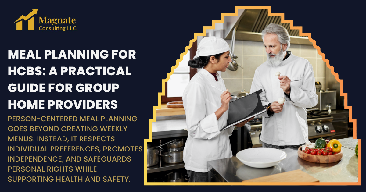 Meal Planning for HCBS: A Practical Guide for Group Home Providers